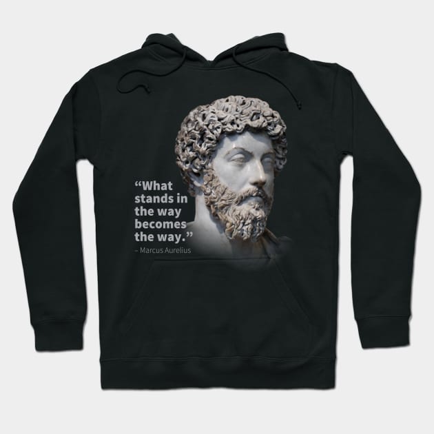 Marcus Aurelius - The Way Hoodie by Toby Wilkinson